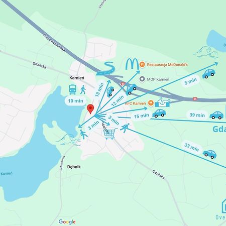 Holibobos - Całoroczny Domek w Kamieniu nad Jeziorem Zewnętrze zdjęcie